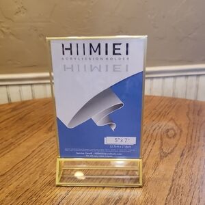 Hiimiei Acrylic Sign holder 5x7